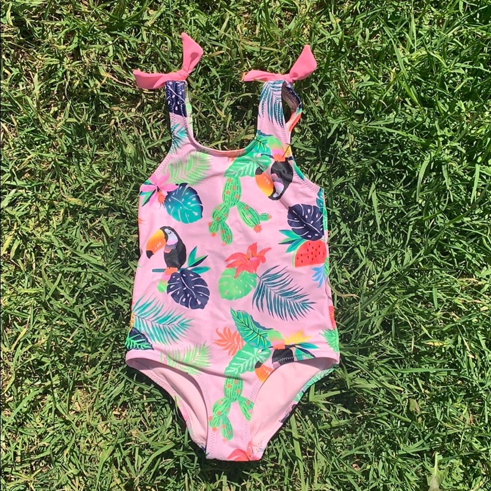 H&M toddler parrot island swimsuit